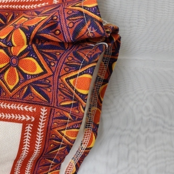 MISSGUIDED colorful cheeky shorts with back zipper. size 10, EUC - Picture 3 of 9